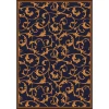 Joy Carpets Any Day Matinee Navy Acanthus 3ft.10in. x 5ft.4in. Rect. Rug