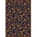 Joy Carpets Any Day Matinee Navy Acanthus 7ft.8in. x 10ft.9in. Rect. Rug