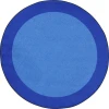 Joy Carpets Kid Essentials Blue All Around 13ft.2in. Round Rug