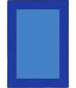 Joy Carpets Kid Essentials Blue All Around 10ft.9in. x 13ft.2in. Rect. Rug