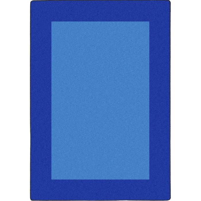 Joy Carpets Kid Essentials Blue All Around 7ft.8in. x 10ft.9in. Rect. Rug