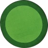 Joy Carpets Kid Essentials Green All Around 13ft.2in. Round Rug