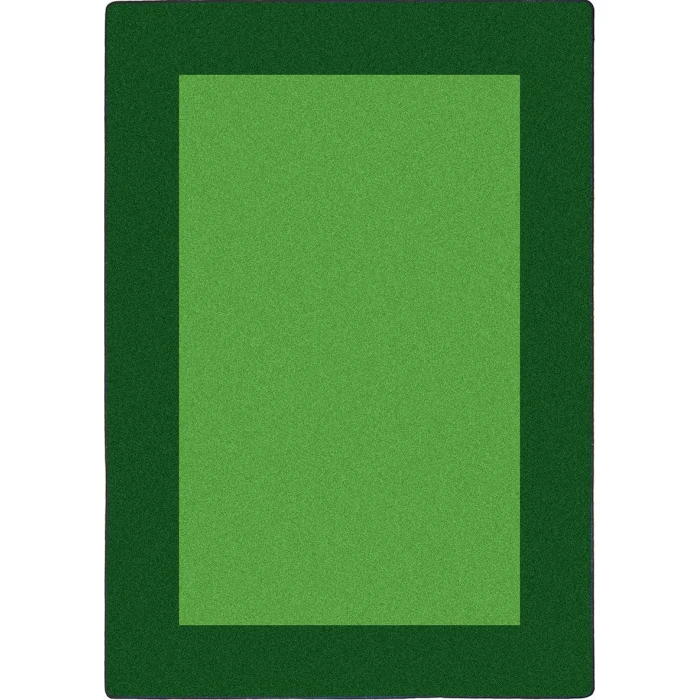 Joy Carpets Kid Essentials Green All Around 7ft.8in. x 10ft.9in. Rect. Rug