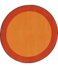 Joy Carpets Kid Essentials Orange All Around 13ft.2in. Round Rug