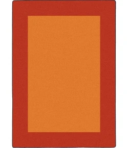 Joy Carpets Kid Essentials Orange All Around 10ft.9in. x 13ft.2in. Rect. Rug