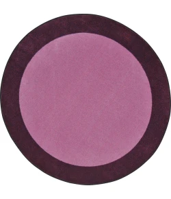 Joy Carpets Kid Essentials Purple All Around 5ft.4in. Round Rug