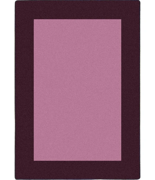 Joy Carpets Kid Essentials Purple All Around 5ft.4in. x 7ft.8in. Rect. Rug