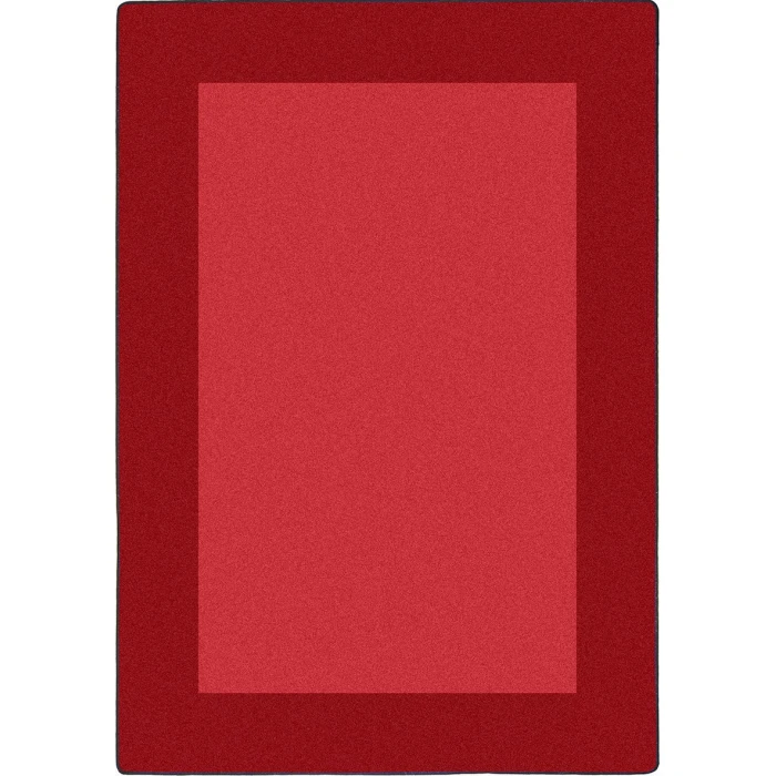 Joy Carpets Kid Essentials Red All Around 7ft.8in. x 10ft.9in. Rect. Rug