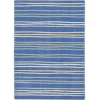 Joy Carpets Kid Essentials Pastel All Lined Up 5ft.4in. x 7ft.8in. Rect. Rug