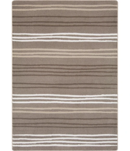 Joy Carpets Kid Essentials Neutral All Lined Up 5ft.4in. x 7ft.8in. Rect. Rug