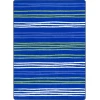 Joy Carpets Kid Essentials Seaglass All Lined Up 5ft.4in. x 7ft.8in. Rect. Rug