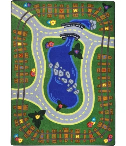Joy Carpets Kid Essentials Multi Alphabet Express 10ft.9in. x 13ft.2in. Rect. Rug