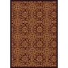 Joy Carpets Any Day Matinee Burgundy Antique Scroll 3ft.10in. x 5ft.4in. Rect. Rug