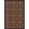 Joy Carpets Any Day Matinee Navy Antique Scroll 3ft.10in. x 5ft.4in. Rect. Rug