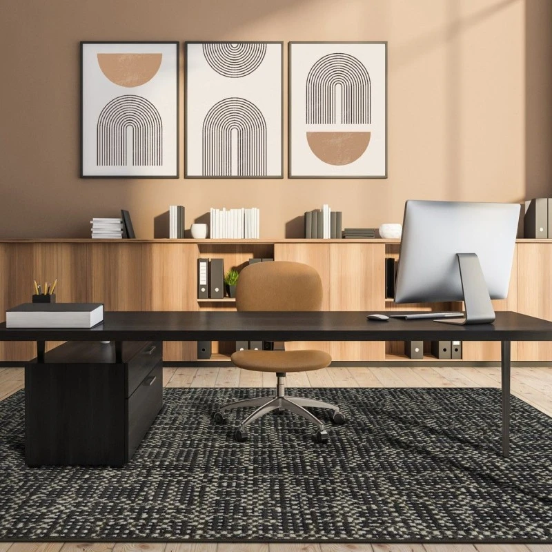 Joy Carpets WorkSpace Onyx Attractive Choice 10ft.9in. x 13ft.2in. Rect. Rug
