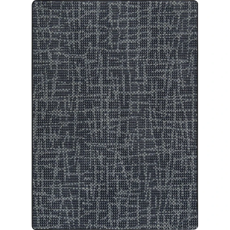 Joy Carpets WorkSpace Slate Attractive Choice 7ft.8in. x 10ft.9in. Rect. Rug