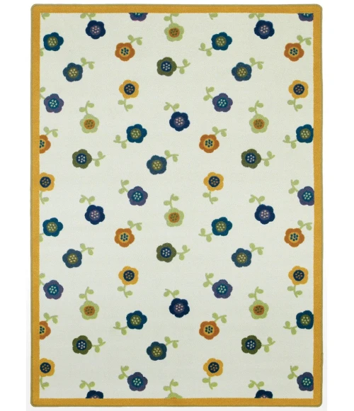 Joy Carpets Kid Essentials Bold Awesome Blossom 5ft.4in. x 7ft.8in. Rect. Rug