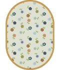 Joy Carpets Kid Essentials Bold Awesome Blossom 5ft.4in. x 7ft.8in. Oval Rug