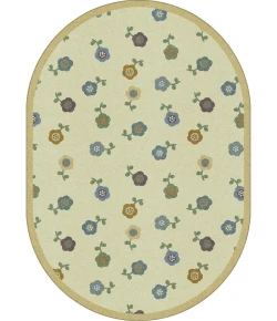Joy Carpets Kid Essentials Soft Awesome Blossom 5ft.4in. Round Rug