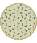 Joy Carpets Kid Essentials Soft Awesome Blossom 5ft.4in. Round Rug