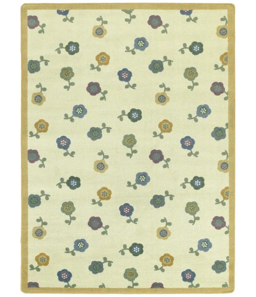 Joy Carpets Kid Essentials Soft Awesome Blossom 5ft.4in. x 7ft.8in. Rect. Rug