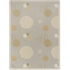 Joy Carpets Playful Patterns Beige Baby Dots 3ft.10in. x 5ft.4in. Rect. Rug