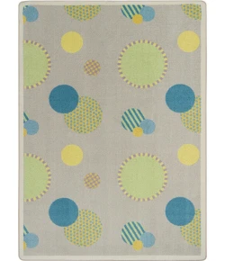 Joy Carpets Playful Patterns Multi Baby Dots 3ft.10in. x 5ft.4in. Rect. Rug