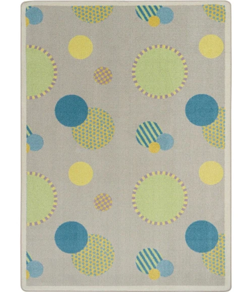 Joy Carpets Playful Patterns Multi Baby Dots 3ft.10in. x 5ft.4in. Rect. Rug