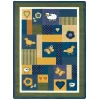 Joy Carpets Kid Essentials Bold Baby Love 5ft.4in. x 7ft.8in. Rect. Rug