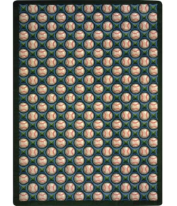 Joy Carpets Games People Play Spring Training Bases Loaded 10ft.9in. x 13ft.2in. Rect. Rug