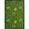 Joy Carpets Kid Essentials Green Bee Attitudes 3ft.10in. x 5ft.4in. Rect. Rug