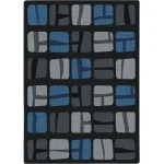 Joy Carpets Kid Essentials Marine BioBlocks 7ft.8in. x 10ft.9in. Rect. Rug