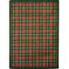 Joy Carpets Kaleidoscope Tartan Green Bit O Scotch 10ft.9in. x 13ft.2in. Rect. Rug