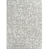 Joy Carpets WorkSpace Dove Block Print 3ft.10in. x 5ft.4in. Rect. Rug