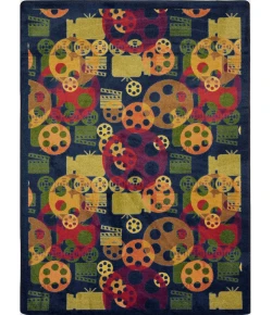 Joy Carpets Any Day Matinee Multi Blockbuster 3ft.10in. x 5ft.4in. Rect. Rug