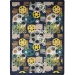 Joy Carpets Any Day Matinee Navy Blockbuster 5ft.4in. x 7ft.8in. Rect. Rug