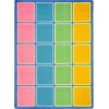 Joy Carpets Kid Essentials Pastel Blocks Abound 5ft.4in. x 7ft.8in. Rect. Rug