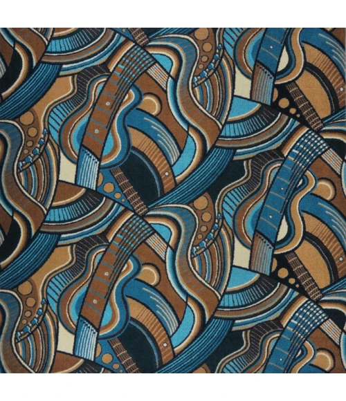 Joy Carpets Kaleidoscope Multi Blue Note 7ft.8in. x 10ft.9in. Rect. Rug