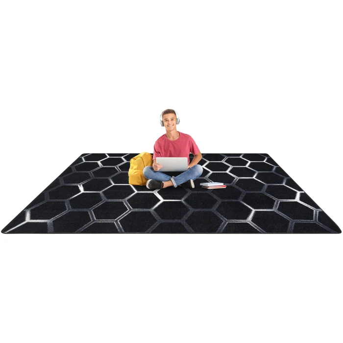 Joy Carpets Kid Essentials Arctic Breakout 7ft. 8in. x 10ft. 9in. Rect. Rug
