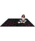 Joy Carpets Kid Essentials Ruby Breakout 7ft. 8in. x 10ft. 9in. Rect. Rug