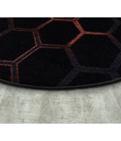 Joy Carpets Kid Essentials Ruby Breakout 5ft. 4in. Round Rug