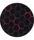 Joy Carpets Kid Essentials Ruby Breakout 5ft. 4in. Round Rug