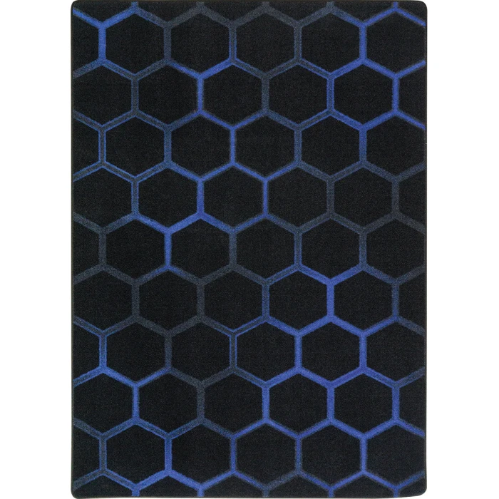 Joy Carpets Kid Essentials Sapphire Breakout 7ft. 8in. x 10ft. 9in. Rect. Rug