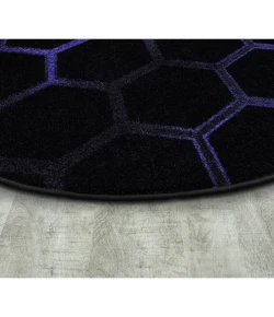Joy Carpets Kid Essentials Sapphire Breakout 5ft. 4in. Round Rug