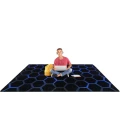 Joy Carpets Kid Essentials Sapphire Breakout 7ft. 8in. x 10ft. 9in. Rect. Rug