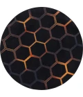 Joy Carpets Kid Essentials Tangerine Breakout 13ft. 2in. Round Rug