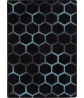 Joy Carpets Kid Essentials Teal Breakout 7ft. 8in. x 10ft. 9in. Rect. Rug