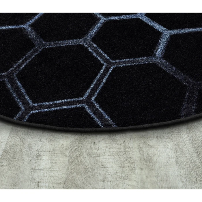 Joy Carpets Kid Essentials Teal Breakout 7ft. 7in. Round Rug