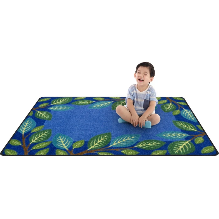 Joy Carpets Kid Essentials Multi Breezy Branches 2ft. 8in. x 3ft. 10in. Rect. Rug