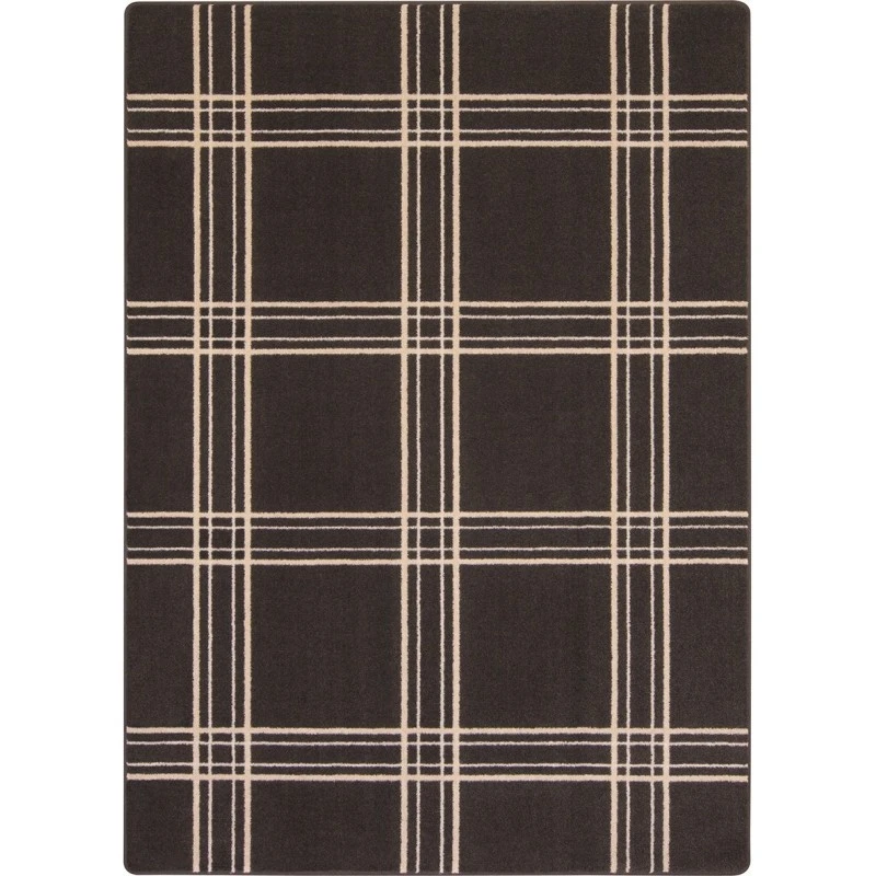 Joy Carpets Impressions Espresso Broadfield 5ft.4in. x 7ft.8in. Rect. Rug